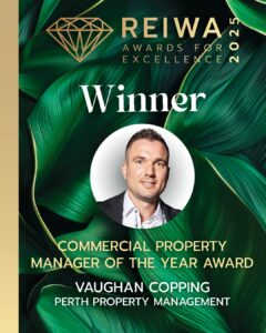 Vaughan Copping - the 2025 REIWA Commercial Property Manager Of The Year