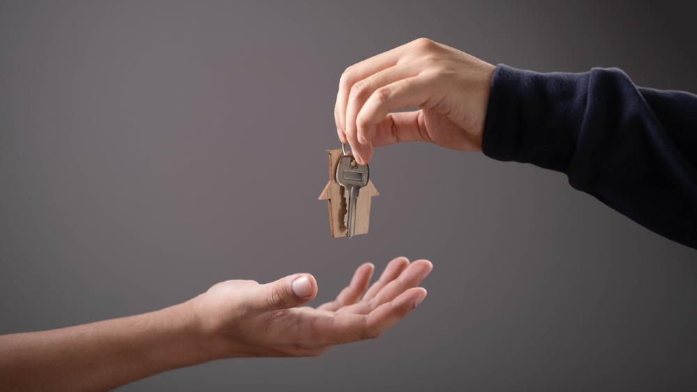 Perth property investor with keys